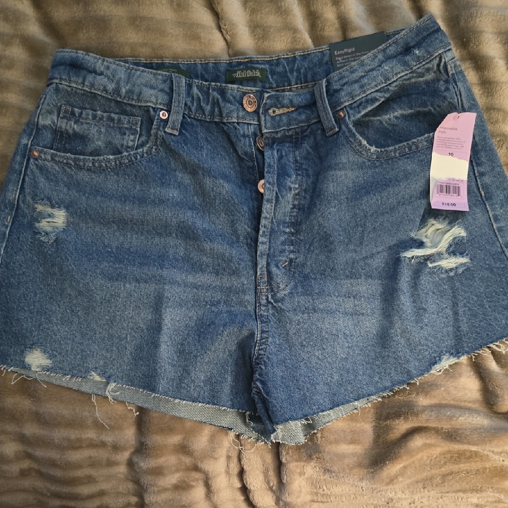Denim Blue Women's Shorts